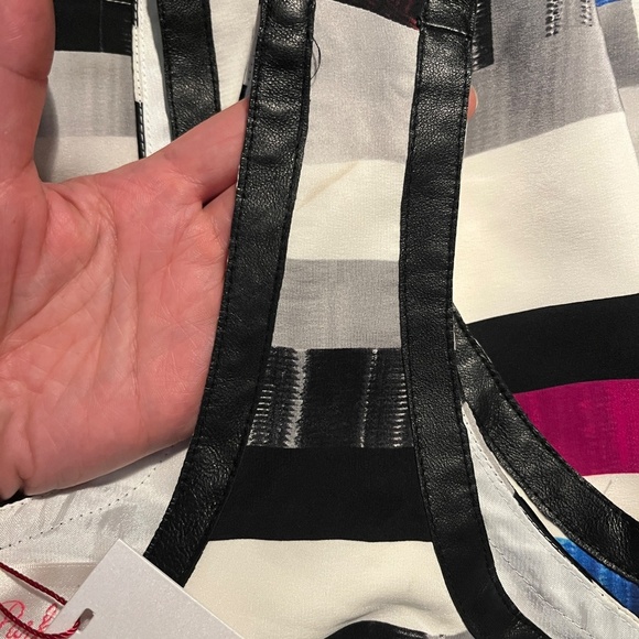 NWT Parker 100% silk cut out mini dress Sz S - Picture 9 of 9